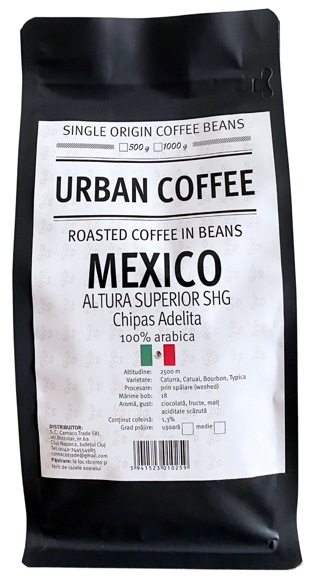 Urban Coffee Mexico Altura Superior Chiapas, 500 gr, single origin